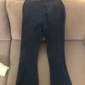 Blue, fashion nova, bootcut/flair jeans